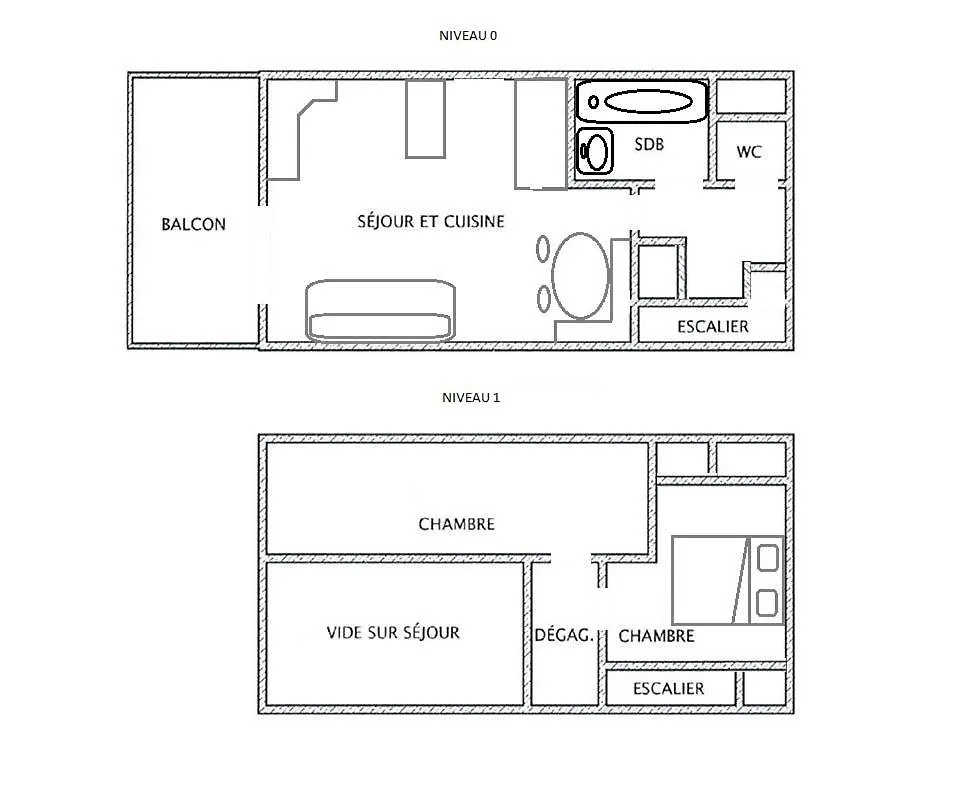 Appartement Centre Village, 6 Personnes, 2 Chambres - Vlii71 Beaufort  0*, Beaufort (Savoie)